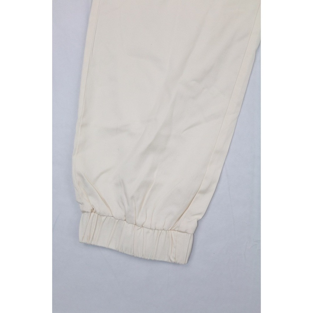 Buffalo David Bitton Women's Soft Tencel Pull-On Jogger Cream Sz M Drawstring - Picture 2 of 15